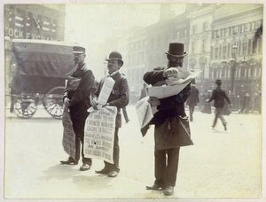 Avisleverandører, Ludgate Circus, 1893